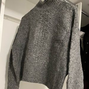Grey knit sweater by Arizona jean and co